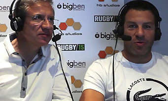 Rugby 15 : Eric Bayle et Thomas Lombard seront les commentateurs du jeu