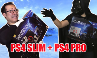 Star Wars Battlefront 2 : on vous unboxe les deux PS4 collectors, la Slim + la Pro