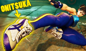 Street Fighter 5 : la publicité in-game revient avec des chaussures Onitsuka pour Chun-Li