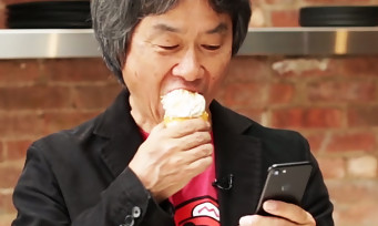 Super Mario Run : une vidéo avec Miyamoto qui joue à l'appli en savourant des gâteaux