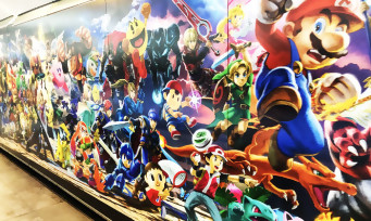 Super Smash Bros. Ultimate : une énorme publicité en plein métro parisien, c'est impressionnant !