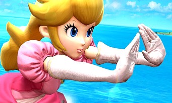 La Princesse Peach présente dans Super Smash Bros. Wii U/3DS