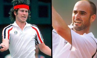 Tennis World Tour : McEnroe et Agassi s'affrontent dans une vidéo de gameplay légendaire