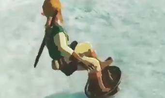 Zelda Breath of the Wild : Link présente ses voeux en vidéo en faisant du snowboard