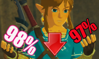 Zelda Breath of the Wild n'est plus le jeu le mieux noté depuis 1998, son Metascore a chuté