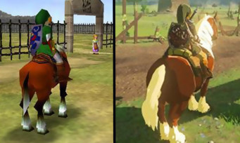 Zelda Breath of the Wild : le Ranch Lon Lon d'Ocarina of Time a bien changé, le comparatif 1998-2017