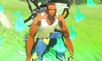 Zelda Breath of the Wild : au tour de Carl Johnson de GTA San Andreas d'arpenter les plaines d'Hyrule